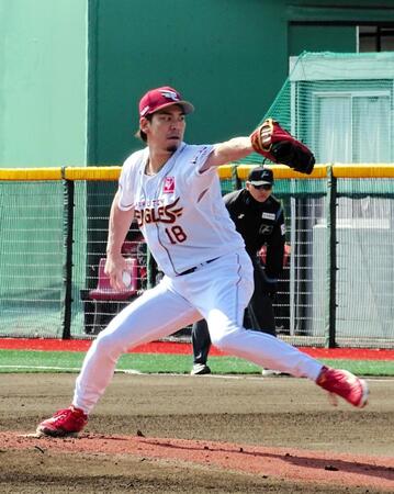 ファーム・リーグ日本ハム戦に登板し三回途中６失点だった前田健