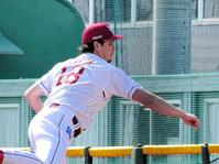 ファーム・リーグ日本ハム戦に登板し三回途中６失点だった前田健