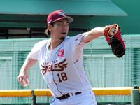 ファーム・リーグ日本ハム戦に登板し三回途中６失点だった前田健