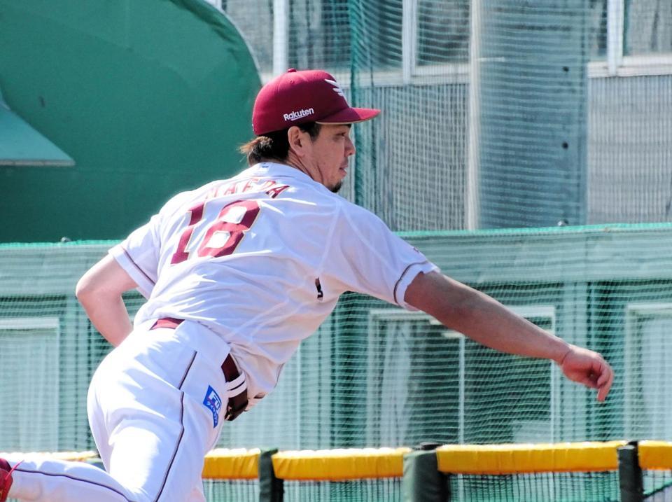 ファーム・リーグ日本ハム戦に登板し三回途中６失点だった前田健