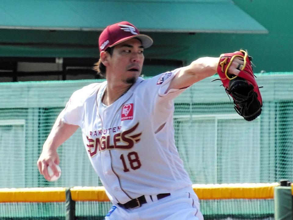 ファーム・リーグ日本ハム戦に登板し三回途中６失点だった前田健