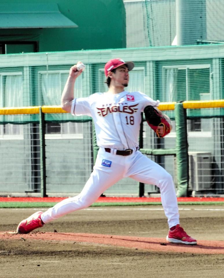 ファーム・リーグ日本ハム戦に登板し三回途中６失点だった前田健