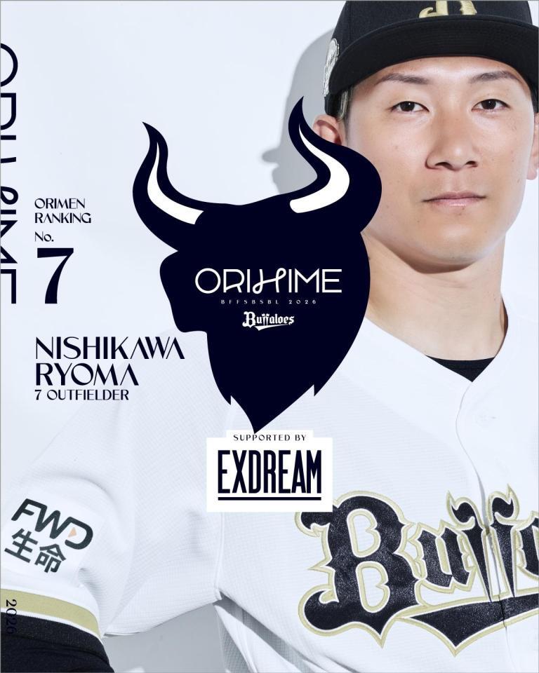 西川龍馬（球団提供）