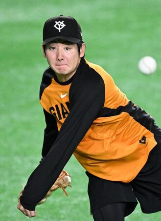 キャッチボールで調整する竹丸