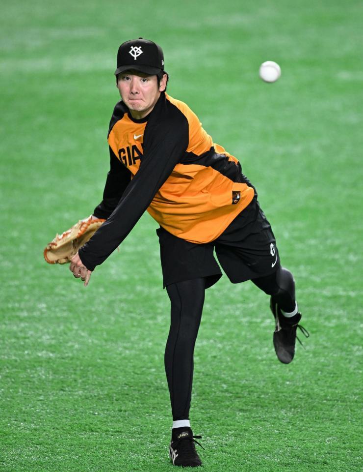 キャッチボールで調整する竹丸