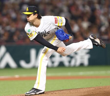 日本ハム戦に先発する上沢（撮影・中島達哉）