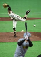 阪神戦に先発した竹丸
