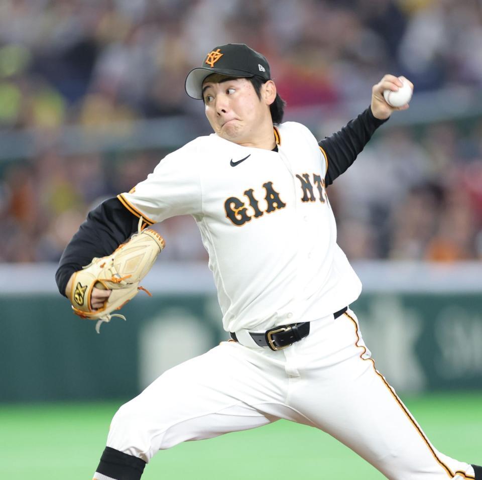 開幕戦に先発する竹丸（撮影・西岡正）