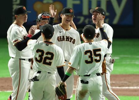 巨人・田中瑛　プロ初セーブ「絶対にやらかせられないシチュエーション」ドラ１竹丸プロ初星