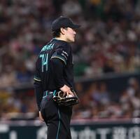 ２回、３失点で逆転を許した有原（撮影・中島達哉）