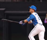 ２回、３ランを放つ清宮幸（撮影・中島達哉）