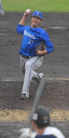 今季初登板の藤浪（撮影・金居みつよし）