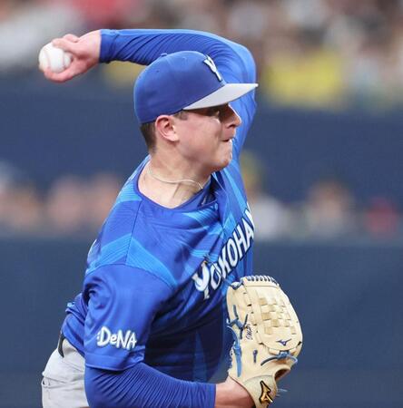 先発し、投げ込むコックス（撮影・田中太一）