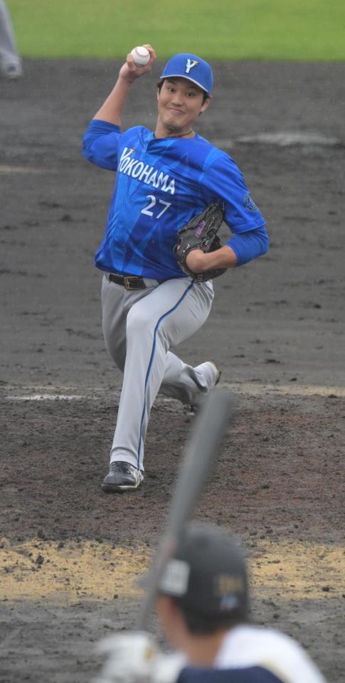 今季初登板の藤浪（撮影・金居みつよし）