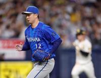 １回、佐藤輝に先制の適時二塁打を許した竹田（撮影・西田忠信）