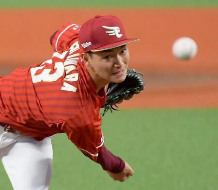 先発し力強いボールを投げ込む藤原