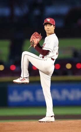 セレモニアルピッチを務める山崎育三郎（撮影・金田祐二）