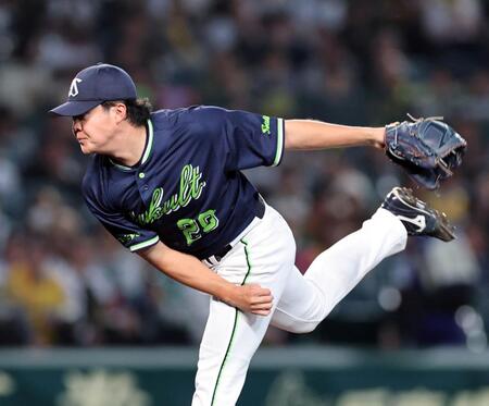 先発し力投する松本健（撮影・山口登）