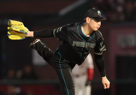 力投する加藤（撮影・金田祐二）