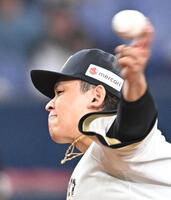 力投する宮城（撮影・高部洋祐）