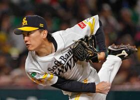 ７回無失点で今季初勝利を挙げた大津