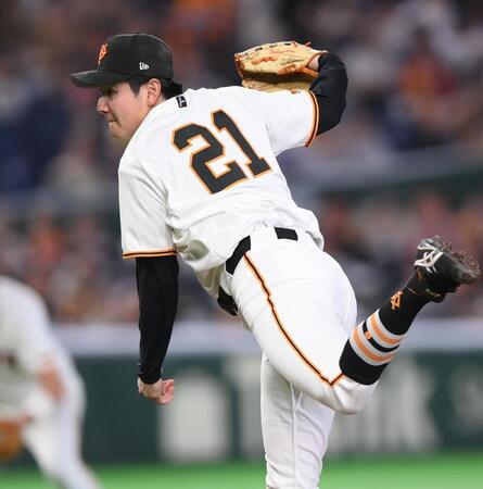 力投する竹丸（撮影・開出牧）