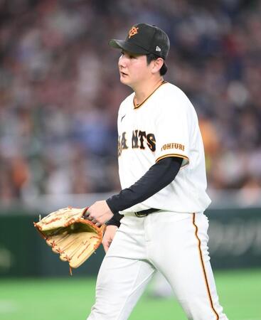 ６回途中で降板した竹丸（撮影・開出牧）