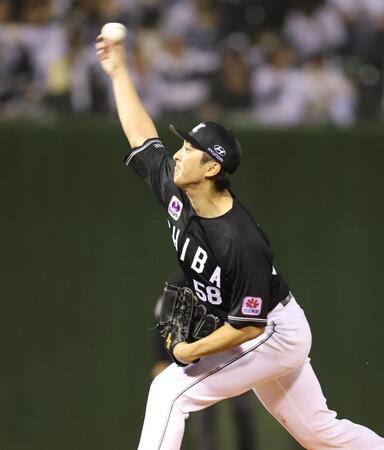 力投する河村（撮影・金田祐二）