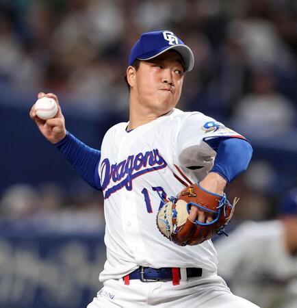 先発し力投する柳（撮影・山口登）