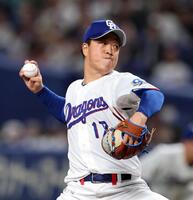 先発し力投する柳（撮影・山口登）