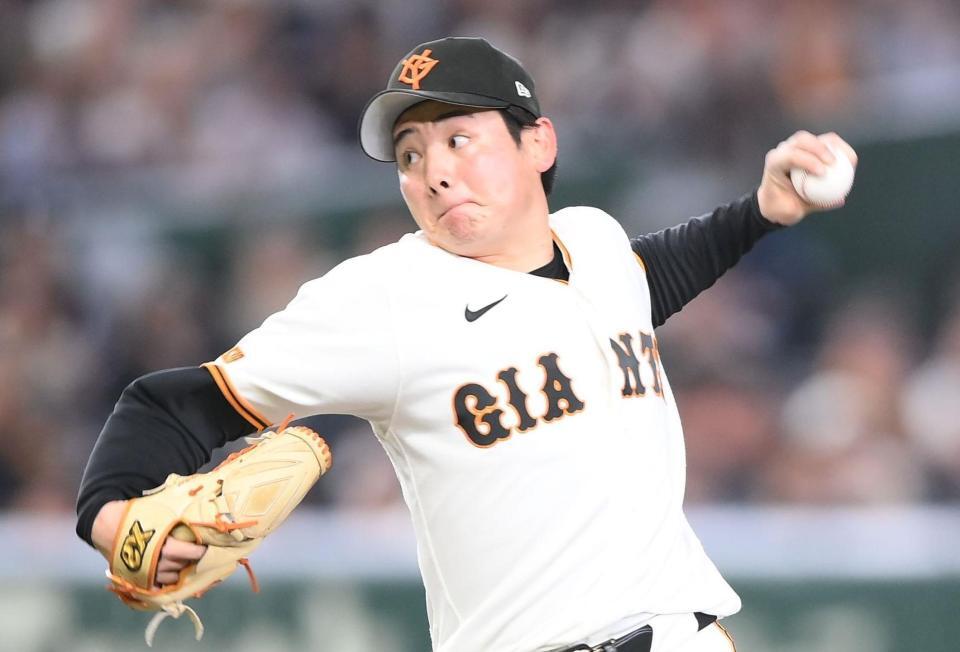 力投する竹丸（撮影・開出牧）