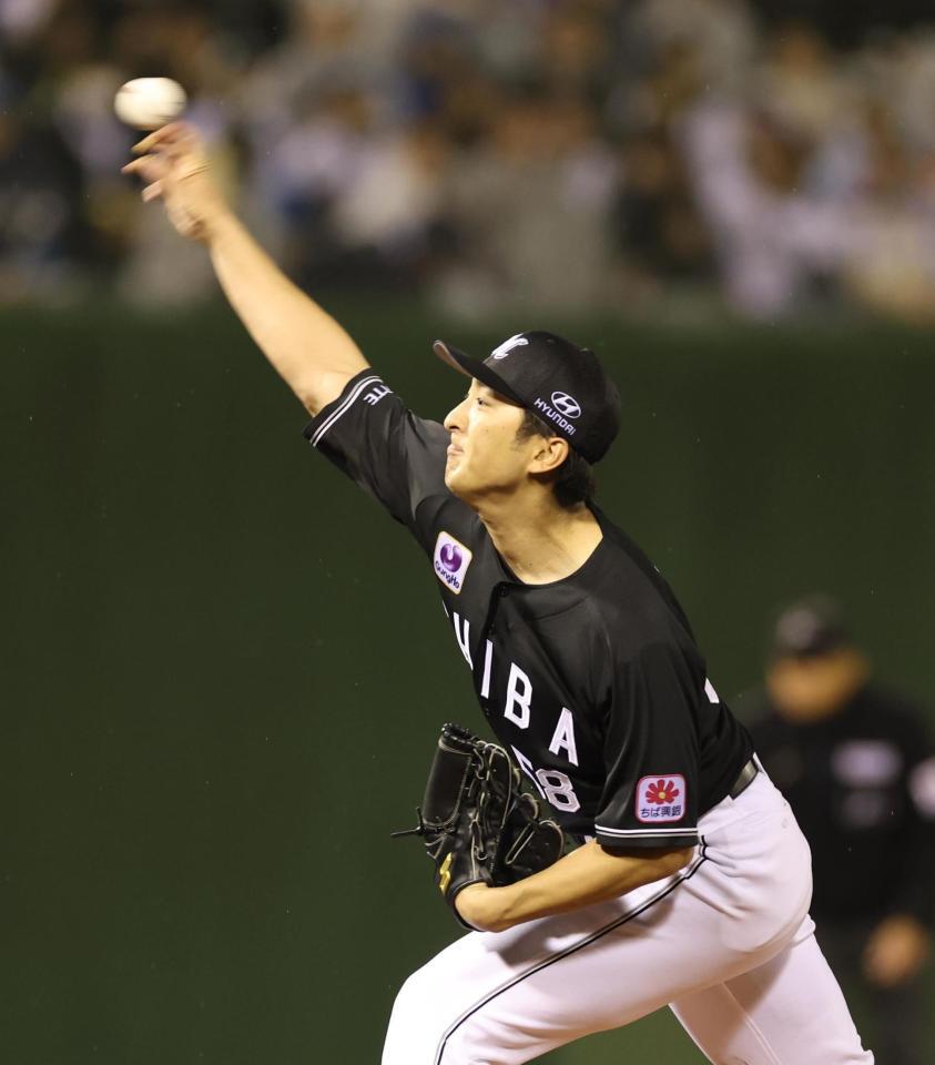 力投する河村（撮影・金田祐二）