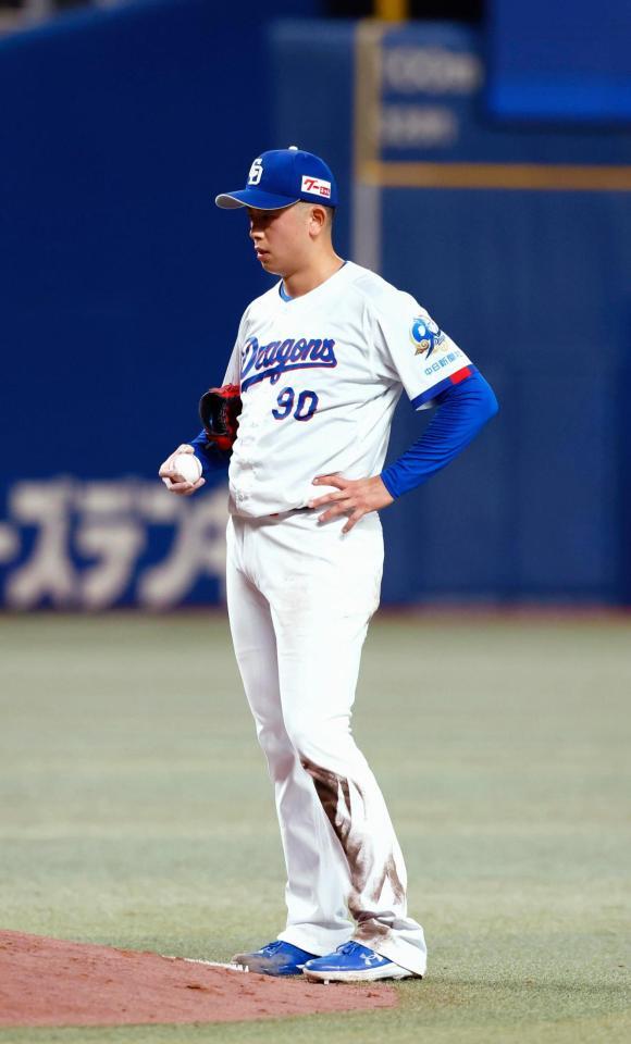 ９回、阪神に逆転を許した松山