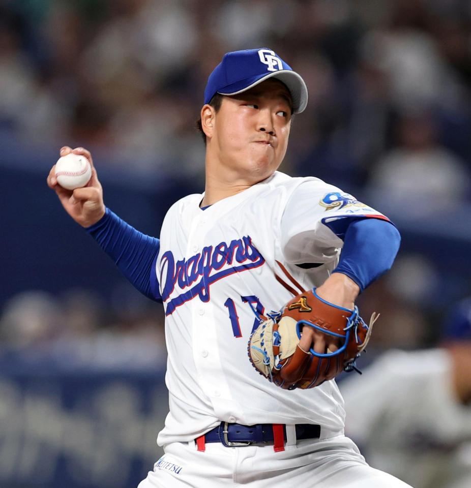 先発し力投する柳（撮影・山口登）