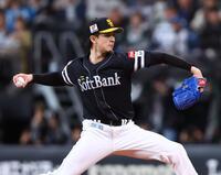 日本ハム戦に先発する上沢（撮影・中島達哉）