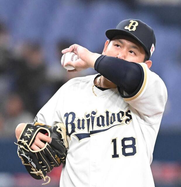 オリックス・宮城が登録抹消 左肘内側側副靱帯損傷 9日ロッテ戦登板中