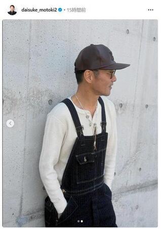 　元木大介氏のインスタグラム（ｄａｉｓｕｋｅ＿ｍｏｔｏｋｉ２）より