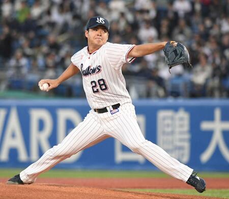 ＤｅＮＡ打線を相手に力投する松本健（撮影・佐藤厚）