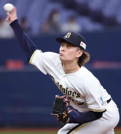 オリックス先発の寺西（撮影・坂部計介）