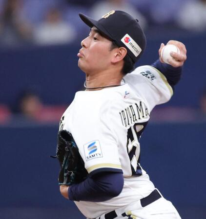 ９回、４番手で登板した入山（撮影・坂部計介）