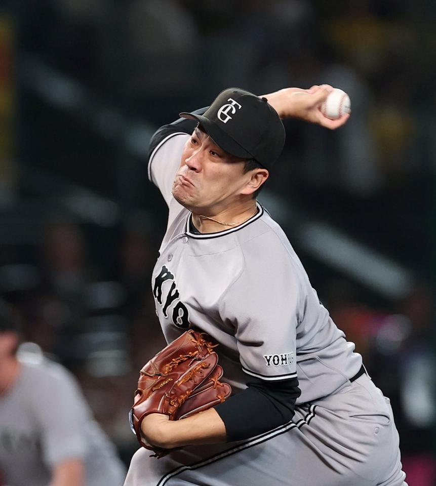 力投する先発の田中（撮影・西田忠信）