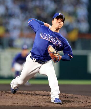 先発し力投する柳（撮影・山口登）