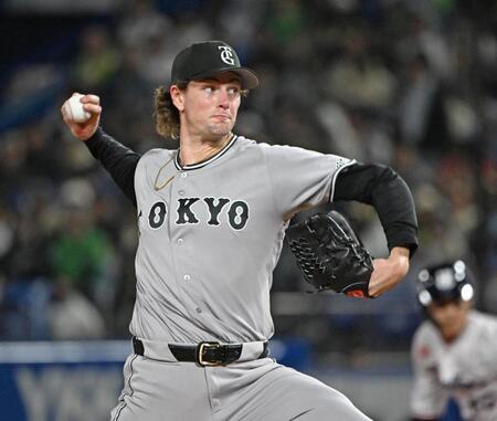 ヤクルト戦に先発したウィットリー