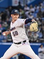 巨人戦に先発したヤクルトのウォルターズ