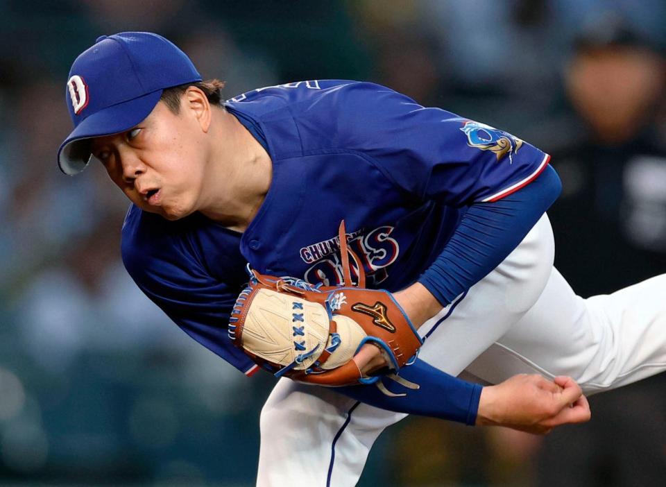 阪神戦に先発した柳