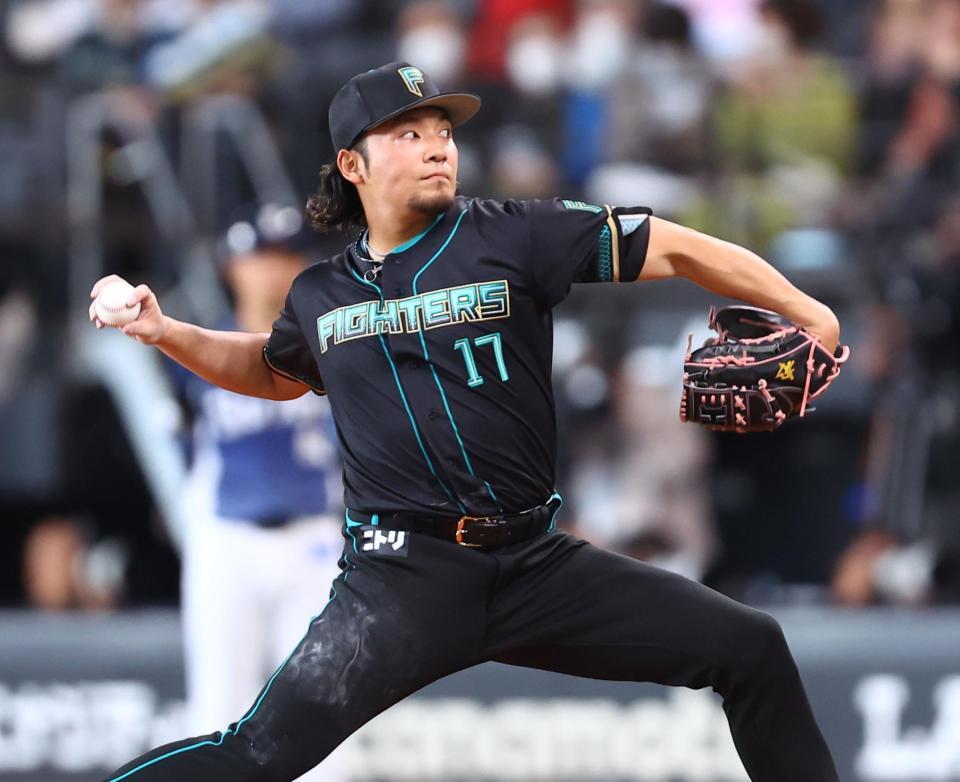 西武戦に先発する伊藤（撮影・中島達哉）