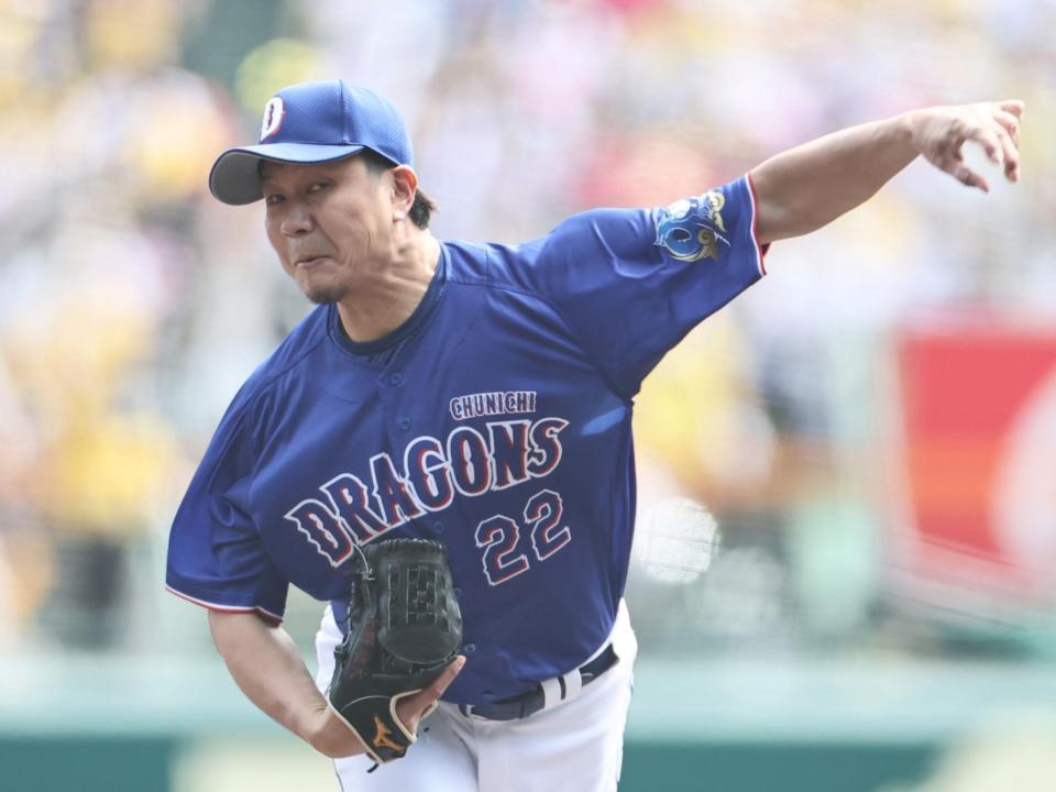 先発し、投げ込む大野（撮影・田中太一）