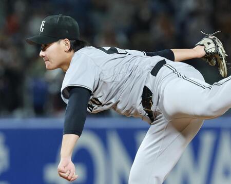 ヤクルト戦に先発した井上