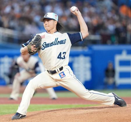 　巨人戦に先発したヤクルト・増居＝神宮