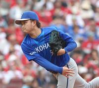 先発し力投する石田裕（撮影・北村雅宏）